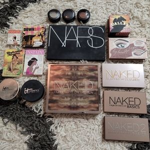 Makeup Lot of Nars Naked Benefit Cosmetics It Cosmetics The Balm Cosmetics MAC